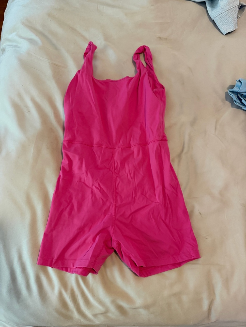 Daily Drills Hot Pink Sleeveless Romper Jumpsuit